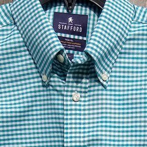 Green Button-Down Shirts, Stafford (16, 34-35)